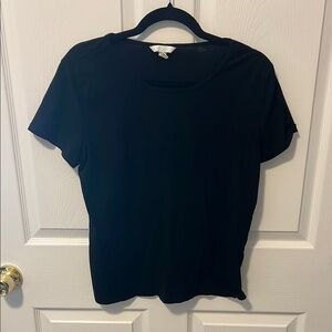 H&M Black Fitted Short Sleeve T-Shirt